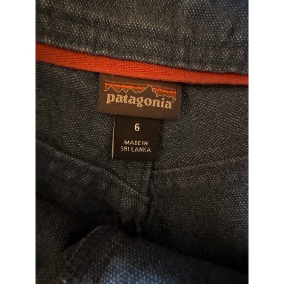 Patagonia Blue Canvas Size 6 Work Shorts - Picture 3 of 8